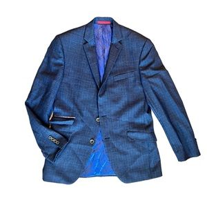 Ted Baker Blue and Black lined Blazer